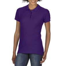 GILDAN Prémium dupla piké galléros női póló, Gildan GIL85800, Purple-XL
