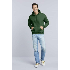 GILDAN Pulóver (Gildan Dryblend) kapucnis unisex (50%pamut 50%poliészter) black, 2XL
