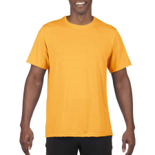 GILDAN Rövid ujjú Actíve Fit férfi sport póló, Gildan GI46000, Sport Athletic Gold-S férfi póló