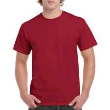 GILDAN Rövid ujjú klasszikus szabású póló, Gildan GI5000, Cardinal Red-5XL férfi póló