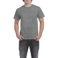 GILDAN Rövid ujjú klasszikus szabású póló, Gildan GI5000, Graphite Heather-5XL férfi póló
