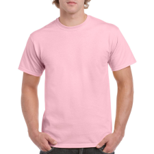 GILDAN Rövid ujjú klasszikus szabású póló, Gildan GI5000, Light Pink-L férfi póló