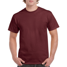GILDAN Rövid ujjú klasszikus szabású póló, Gildan GI5000, Maroon-3XL férfi póló