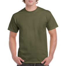 GILDAN Rövid ujjú klasszikus szabású póló, Gildan GI5000, Military Green-5XL