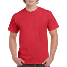 GILDAN Rövid ujjú klasszikus szabású póló, Gildan GI5000, Red-5XL