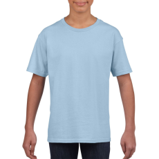 GILDAN Rövid ujjú Softstyle gyerekpóló, Gildan GIB64000, Light Blue-XS