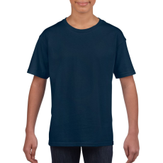 GILDAN Rövid ujjú Softstyle gyerekpóló, Gildan GIB64000, Navy-XS