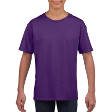 GILDAN Rövid ujjú Softstyle gyerekpóló, Gildan GIB64000, Purple-M