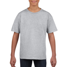 GILDAN Rövid ujjú Softstyle gyerekpóló, Gildan GIB64000, RS Sport Grey-L gyerek póló