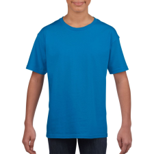 GILDAN Rövid ujjú Softstyle gyerekpóló, Gildan GIB64000, Sapphire-XS gyerek póló