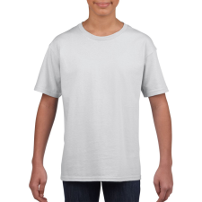 GILDAN Rövid ujjú Softstyle gyerekpóló, Gildan GIB64000, White-L gyerek póló