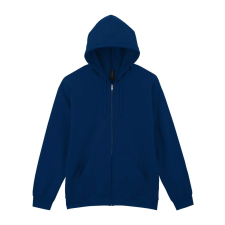GILDAN Softstlye Midweight cipzáros - kapucnis pulóver GISF600, Navy-3XL férfi pulóver, kardigán