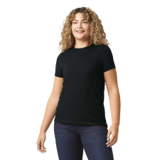 GILDAN Softstyle® CVC női póló (Pitch Black, 2XL) női póló
