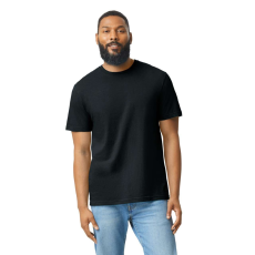 GILDAN Softstyle® CVC póló (Pitch Black, M)