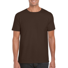 GILDAN softstyle, GI64000, kereknyakú pamut póló, Dark Chocolate-2XL férfi póló