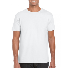 GILDAN softstyle GI64000 kereknyakú pamut póló, Fehér-XL férfi póló
