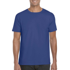 GILDAN softstyle, GI64000, kereknyakú pamut póló, Metro Blue-XL férfi póló