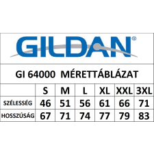 GILDAN Softstyle Gildan póló, troplcal blue férfi póló