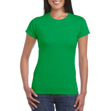 GILDAN Softstyle ® gyűrűs fonású pamut női póló (irish green, 2XL) női póló