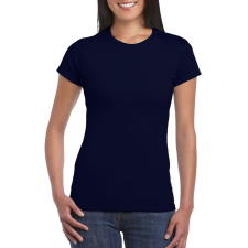 GILDAN Softstyle ® gyűrűs fonású pamut női póló (navy, 2XL) női póló
