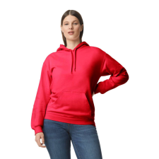 GILDAN Softstyle kapucnis pulóver kenguruzsebbel, Gildan GISF500, Red-5XL férfi pulóver, kardigán
