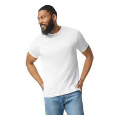 GILDAN Softstyle körkötött rövid ujjú póló, Gildan GI67000, White-XL férfi póló