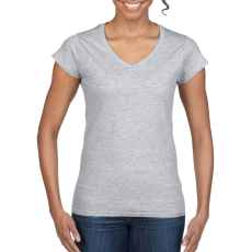 GILDAN Softstyle® női v-nyakú póló