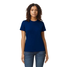 GILDAN Softstyle® puha, gyűrűs fonású pamut női póló (navy, XL) női póló