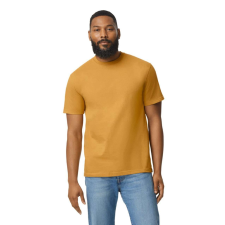 GILDAN Softstyle® puha, gyűrűs fonású pamut póló (Mustard, S) munkaruha