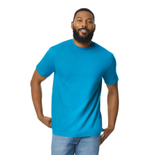 GILDAN Softstyle® puha, gyűrűs fonású pamut póló (sapphire, 3XL) munkaruha