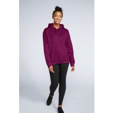 GILDAN Softstyle® puha, gyűrűs fonású pamut unisex kapucnis pulóver (maroon, 4XL) munkaruha
