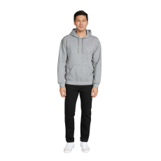 GILDAN Softstyle® puha, gyűrűs fonású pamut unisex kapucnis pulóver (RS Sport Grey, 3XL)