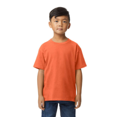 GILDAN Softstyle rövid ujjú kereknyakú gyerekpóló, Gildan GIB65000, Orange-XS