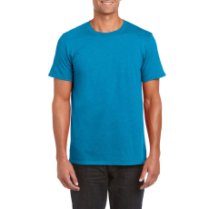 GILDAN Softstyle rövid ujjú környakas póló, Gildan GI64000, Antique Sapphire-XL