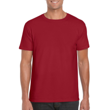 GILDAN Softstyle rövid ujjú környakas póló, Gildan GI64000, Cardinal Red-3XL férfi póló