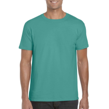 GILDAN Softstyle rövid ujjú környakas póló, Gildan GI64000, Jade Dome-XL férfi póló