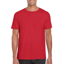GILDAN Softstyle rövid ujjú környakas póló, Gildan GI64000, Red-5XL férfi póló