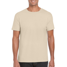 GILDAN Softstyle rövid ujjú környakas póló, Gildan GI64000, Sand-2XL férfi póló