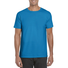 GILDAN Softstyle rövid ujjú környakas póló, Gildan GI64000, Sapphire-3XL férfi póló
