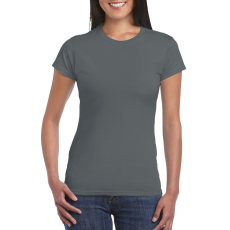 GILDAN Softstyle testhez álló rövid ujjú női póló, Gildan GIL64000, Charcoal-2XL