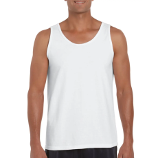 GILDAN Softstyle ujjatlan férfi pamut póló, Gildan GI64200, White-XL