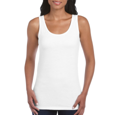 GILDAN Testhez álló, oldalvarrott női trikó, Gildan GIL64200, White-L