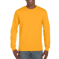 GILDAN Ultra Cotton™ felnőtt hosszú ujjú póló (gold, XL)
