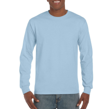 GILDAN Ultra Cotton™ felnőtt hosszú ujjú póló (light blue, 3XL) munkaruha