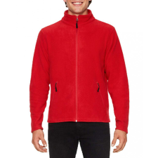 GILDAN Uniszex kabát Gildan GIPF800 Hammer Micro-Fleece Jacket -4XL, Red férfi kabát, dzseki