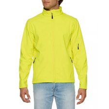 GILDAN Uniszex kabát Gildan GISS800 Hammer Softshell Jacket -2XL, Safety Green férfi kabát, dzseki