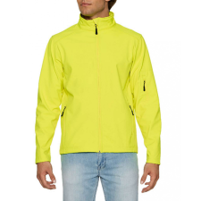 GILDAN Uniszex kabát Gildan GISS800 Hammer Softshell Jacket -4XL, Safety Green férfi kabát, dzseki