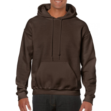 GILDAN Uniszex kapucnis pulóver Gildan GI18500 Heavy Blend Adult Hooded Sweatshirt -4XL, Dark Chocolate