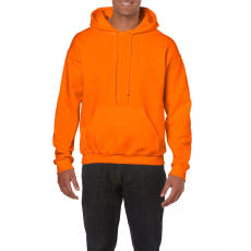 GILDAN Uniszex kapucnis pulóver Gildan GI18500 Heavy Blend™ Adult Hooded Sweatshirt -M, S.Orange