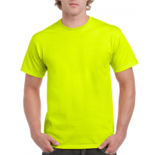 GILDAN Uniszex póló Gildan GI2000 Ultra Cotton™ Felnőtt póló -5XL, Safety Green férfi póló
